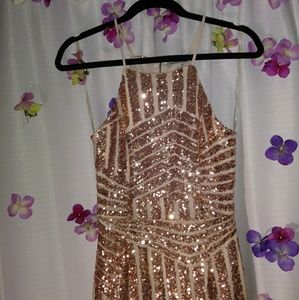 Rose Gold Party Dress